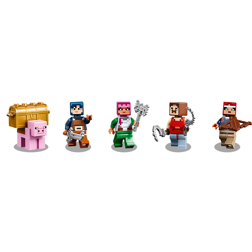 LEGO Minecraft Punakivi lahing 21163