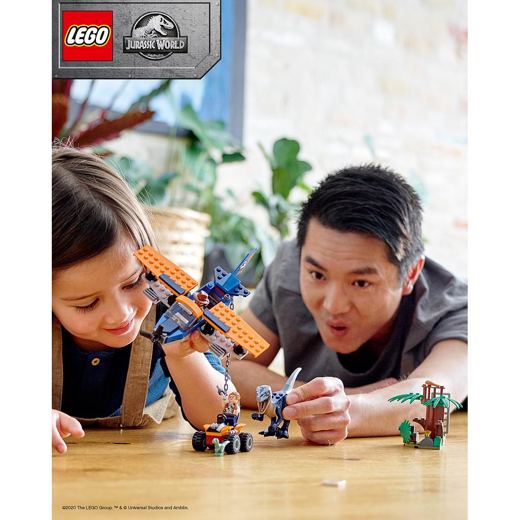 LEGO Jurassic World Velociraptor:biplaani päästemissioon 75942