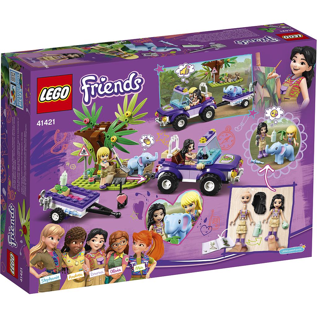 LEGO Friends Elevandibeebi džunglist päästmine