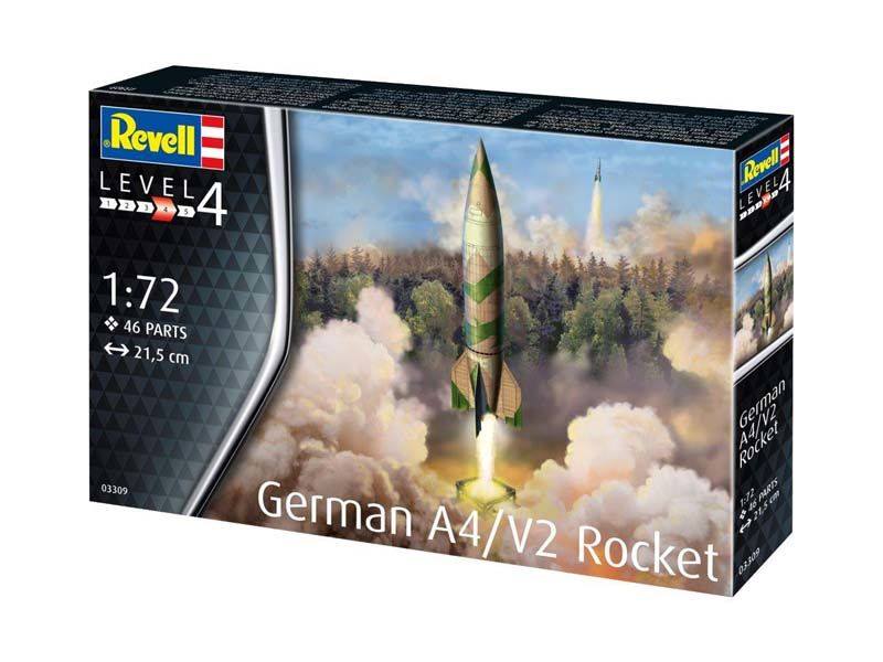 Revell liimitav mudel Saksa A4/V2 Rakett 1:72
