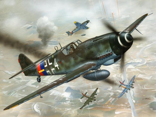 Revell liimitav mudel Messerschmitt Bf 109 G-10  1:72