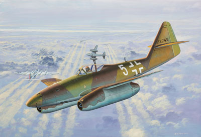 Revell plastik mudel Micro Wings Messerschmitt Me 262A 1:144