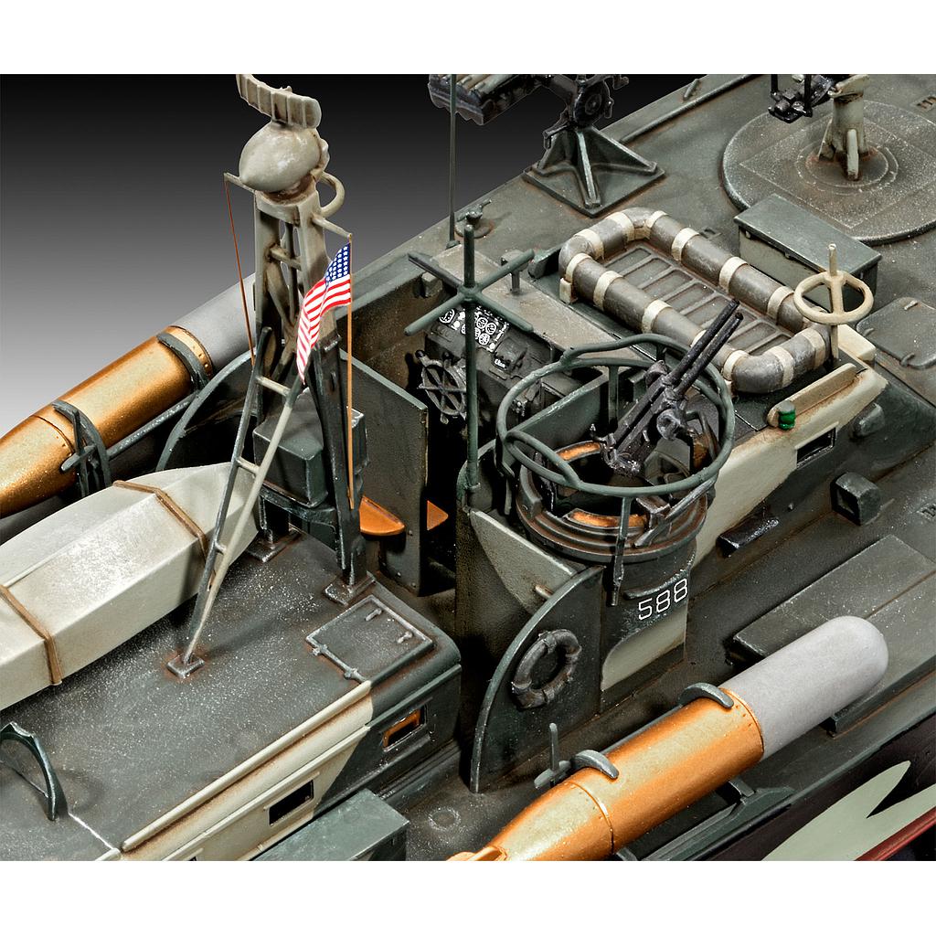 Revelli liimitav mudel patrull-torpeedopaat PT-588/PT-57 1:72