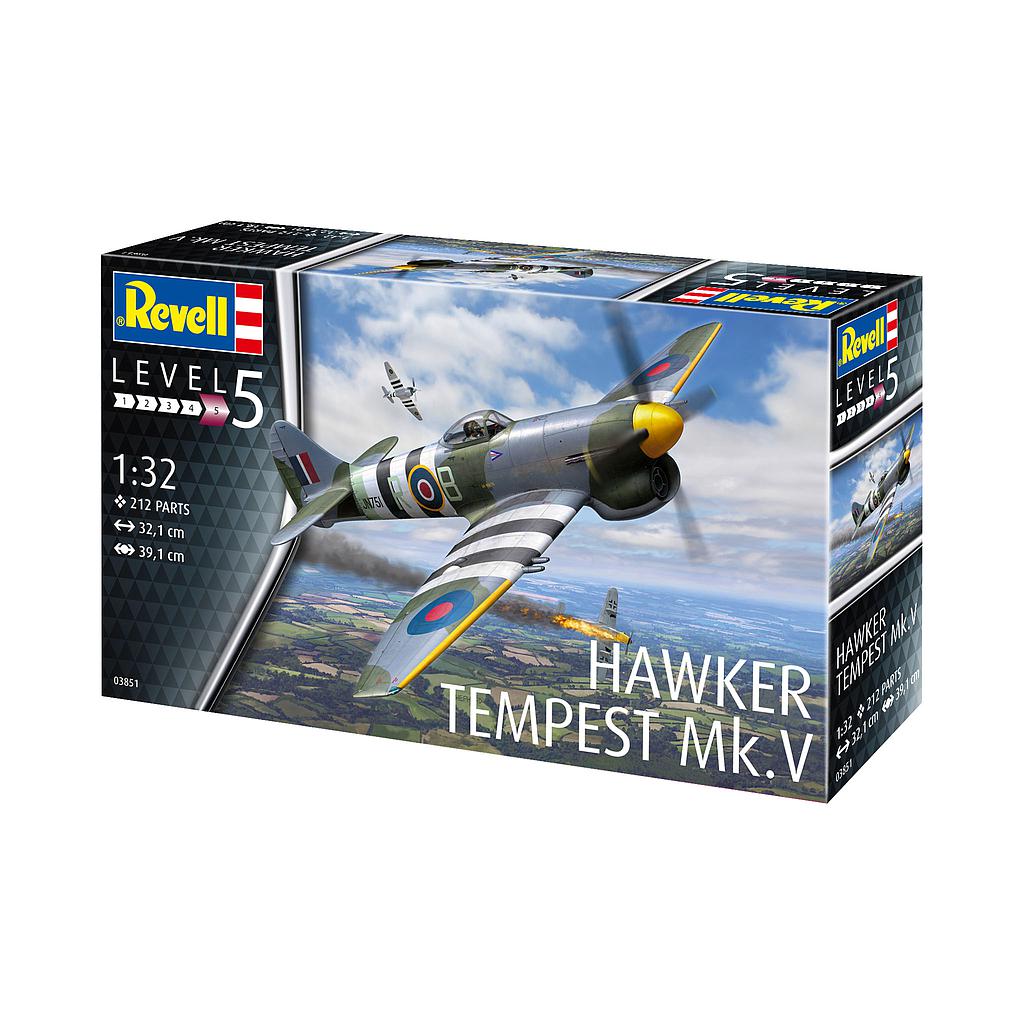 Revell liimitav mudel Hawker Tempest 1:32 