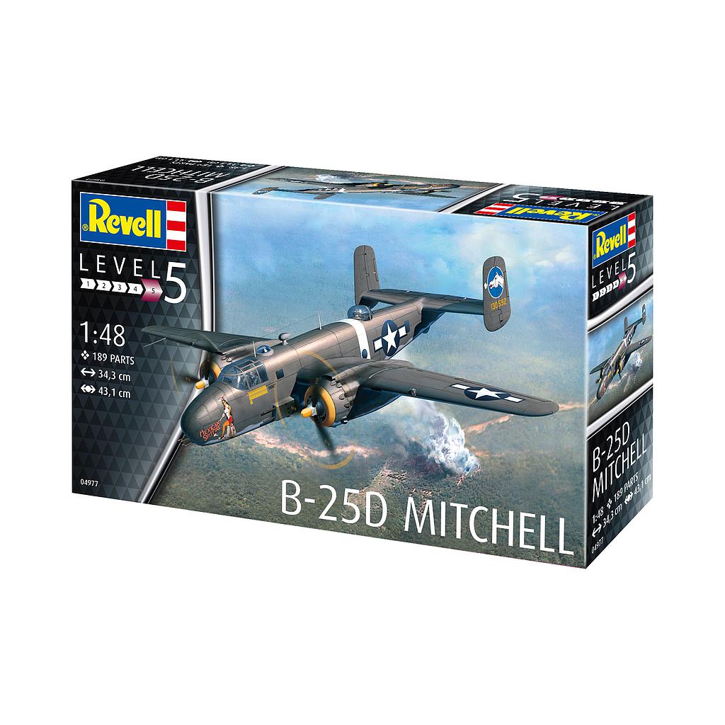 Revell liimitav mudel B-25C/D Mitchell 1:48