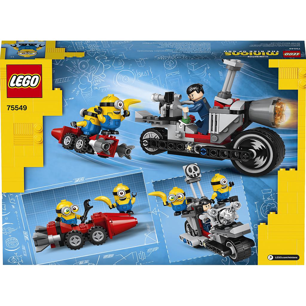 LEGO Minions Pidurdamatu tagaajamine rattal 75549