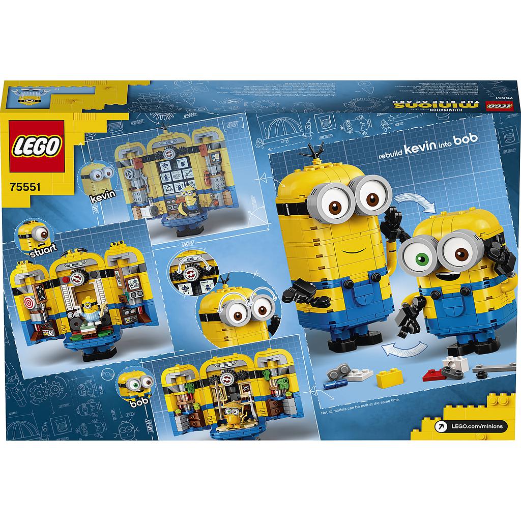 LEGO Minions Klotsidest ehitatud Käsilased ja nende koobas 75551