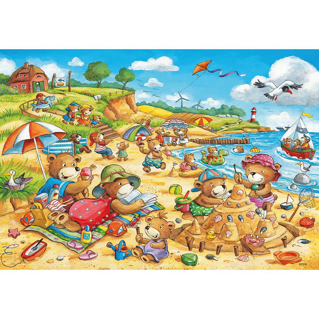 Ravensburger pusle 2x24 tk Puhkus mere ääres