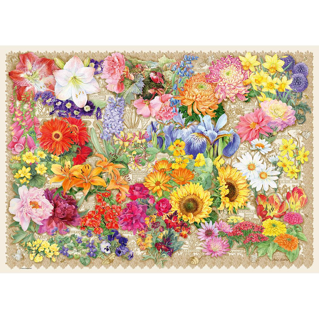 Ravensburger pusle 1000 tk Õitsev ilu