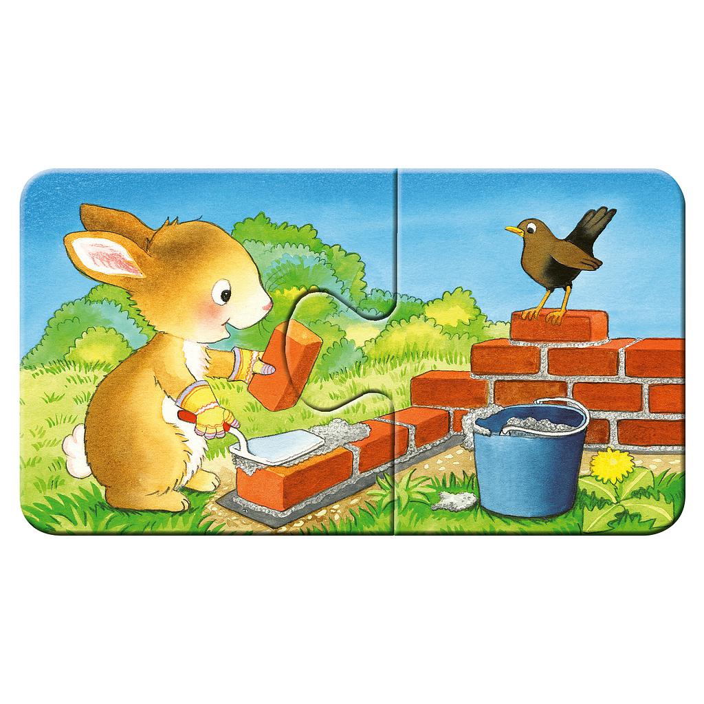 Ravensburger väikelaste pusle 2x9