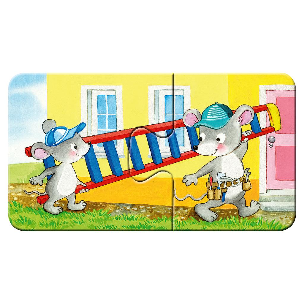 Ravensburger väikelaste pusle 2x9