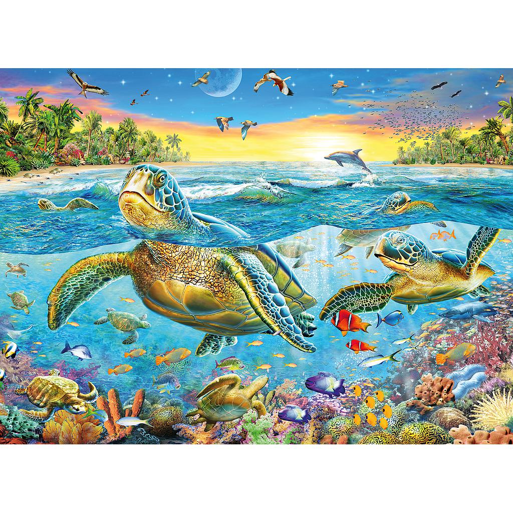 Ravensburger pusle 100 tk Veekilpkonnad