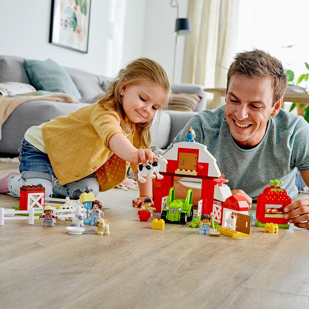 LEGO DUPLO küün,traktor ja taluloomade turvakodu