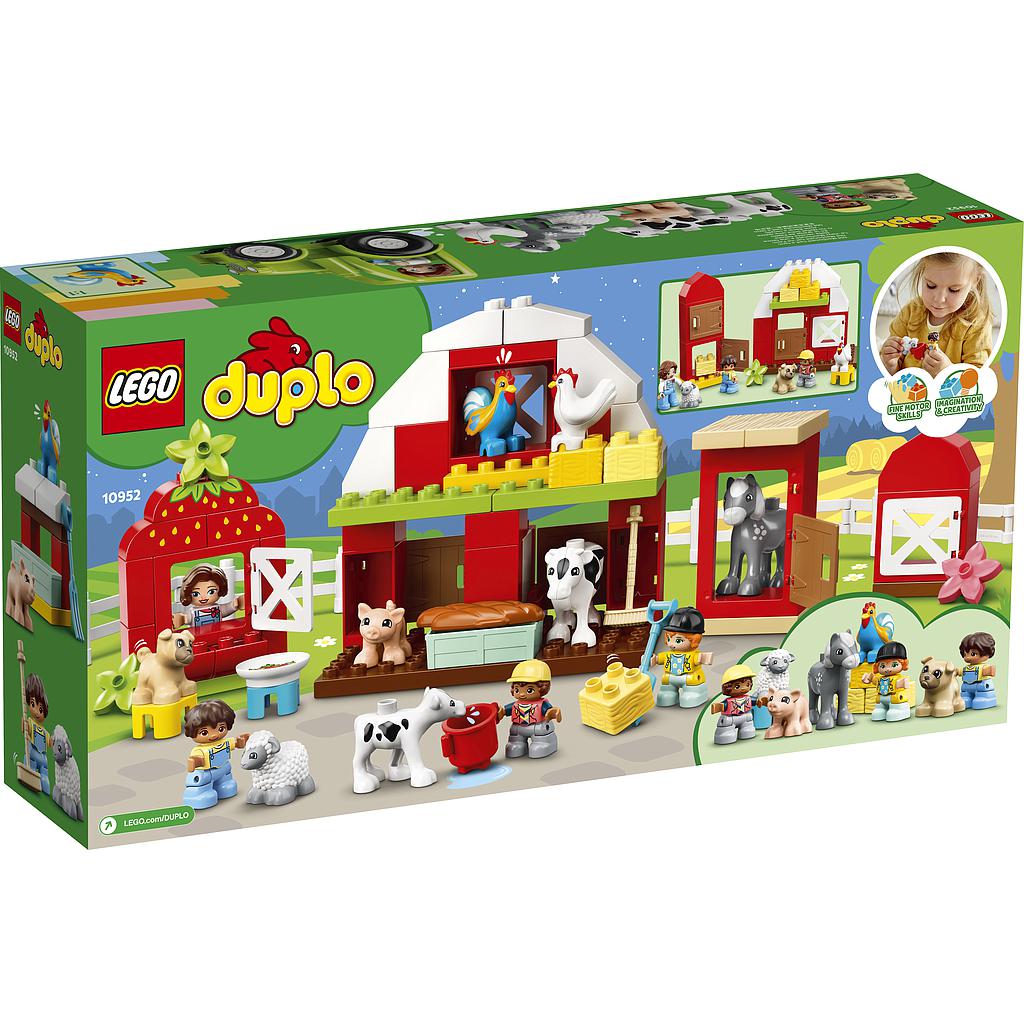 LEGO DUPLO küün,traktor ja taluloomade turvakodu