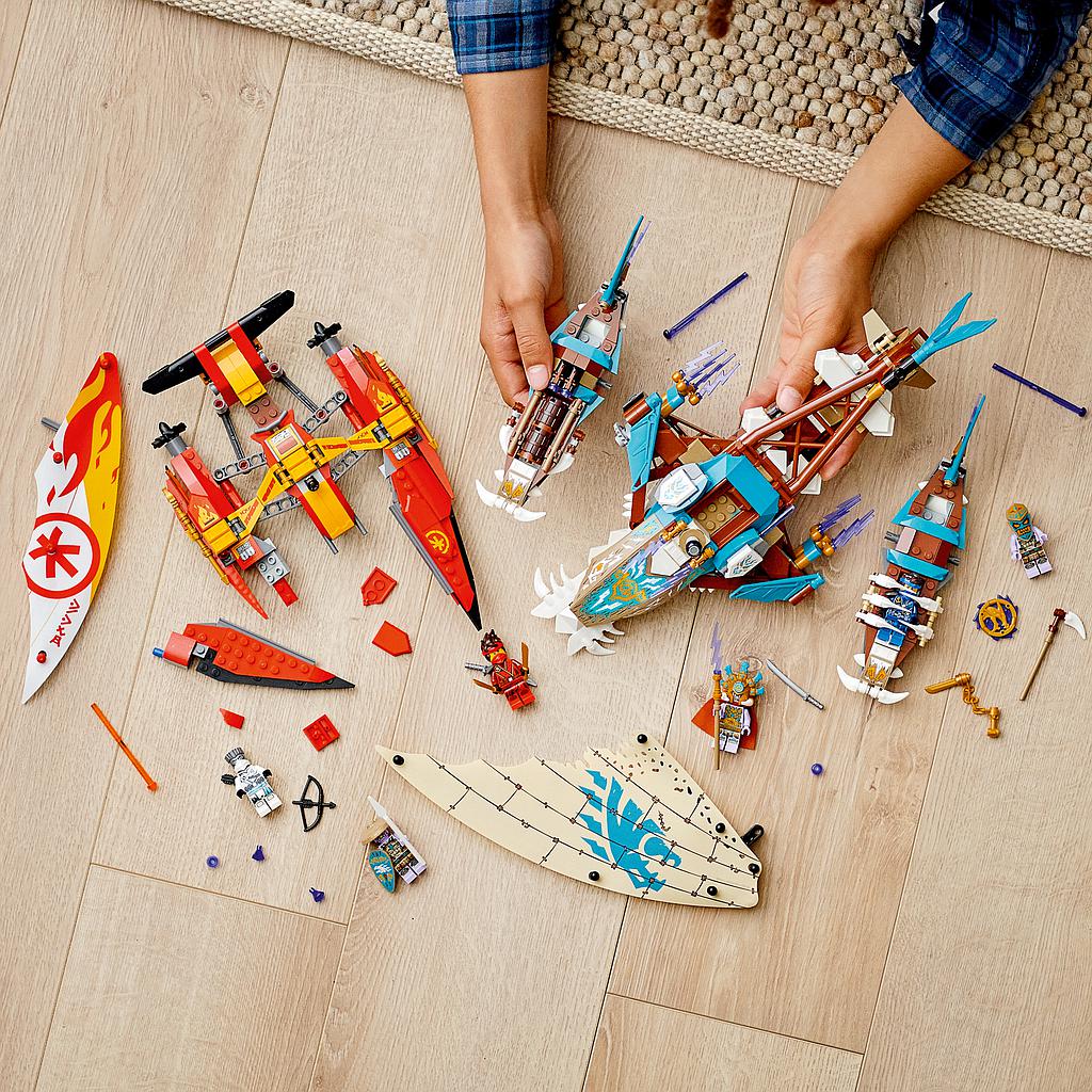 LEGO Ninjago Merelahing katamaraanil