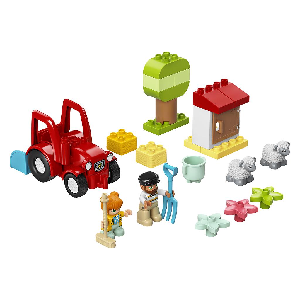 LEGO DUPLO Talutraktor ja loomade turvakodu
