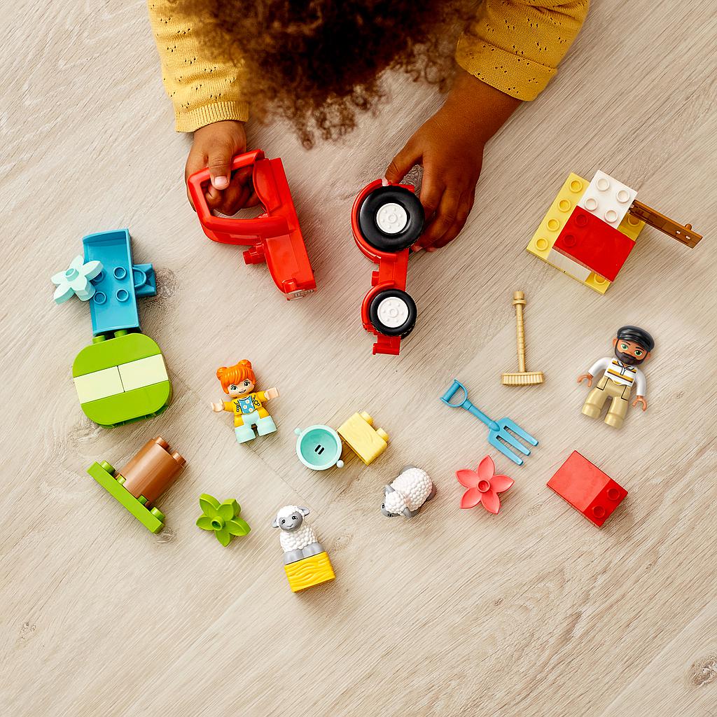LEGO DUPLO Talutraktor ja loomade turvakodu