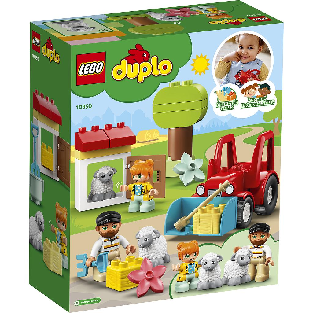 LEGO DUPLO Talutraktor ja loomade turvakodu
