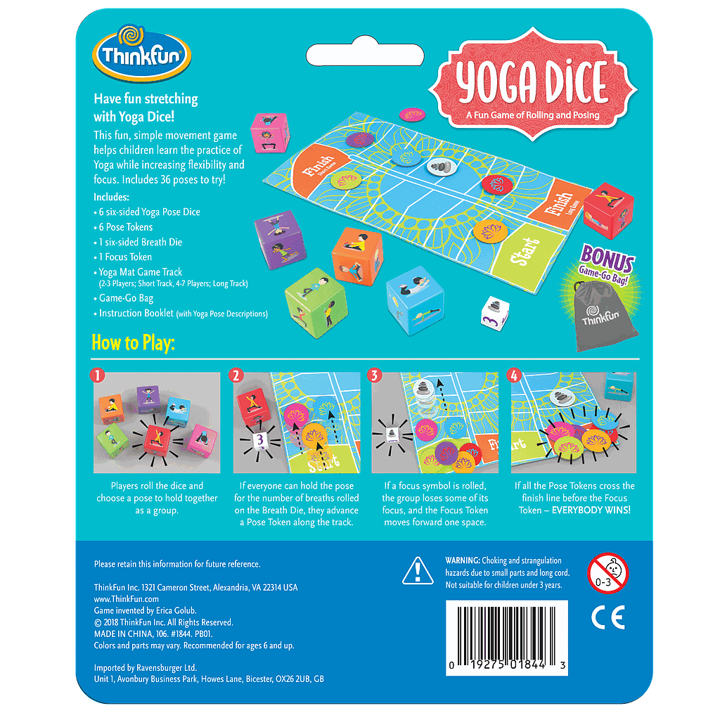 ThinkFun Lauamäng Jooga täringud