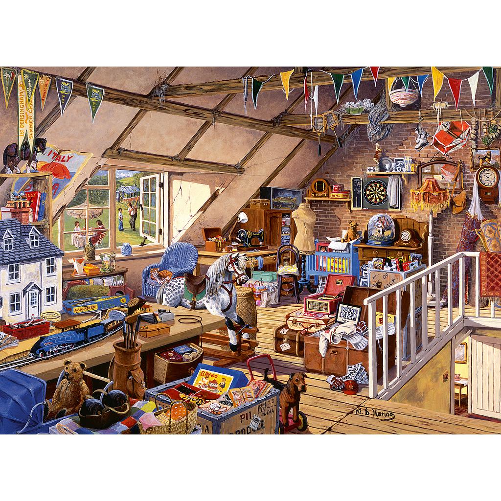 Ravensburger pusle 500 tk Vanaema pööning