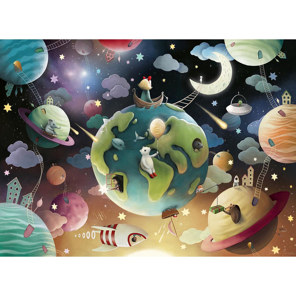 Ravensburger pusle 100 tk Planeedid