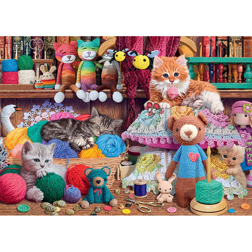 Ravensburger pusle 1000 tk Kassid mänguhoos