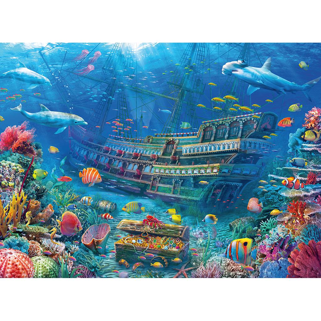 Ravensburger pusle 200 tk allveelaev