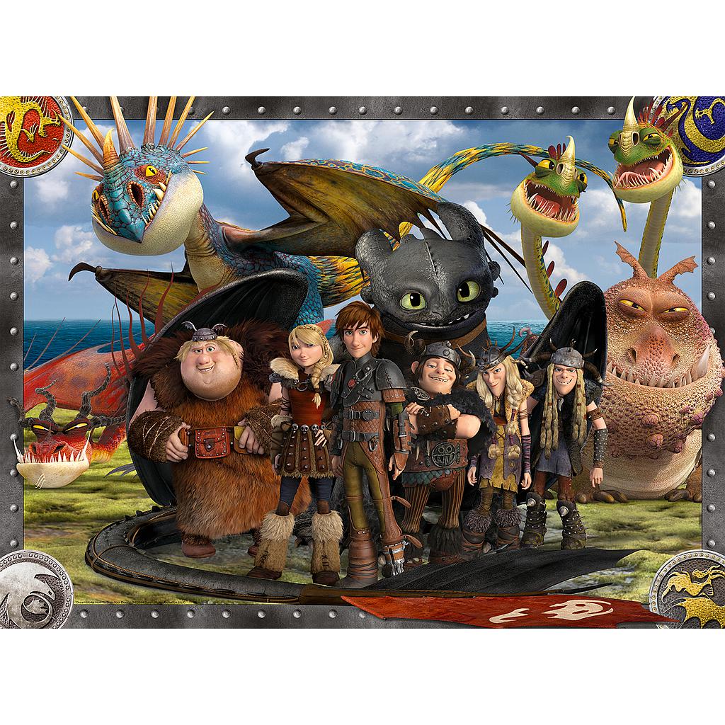 Ravensburger pusle 100 tk Kuidas taltsutada lohet