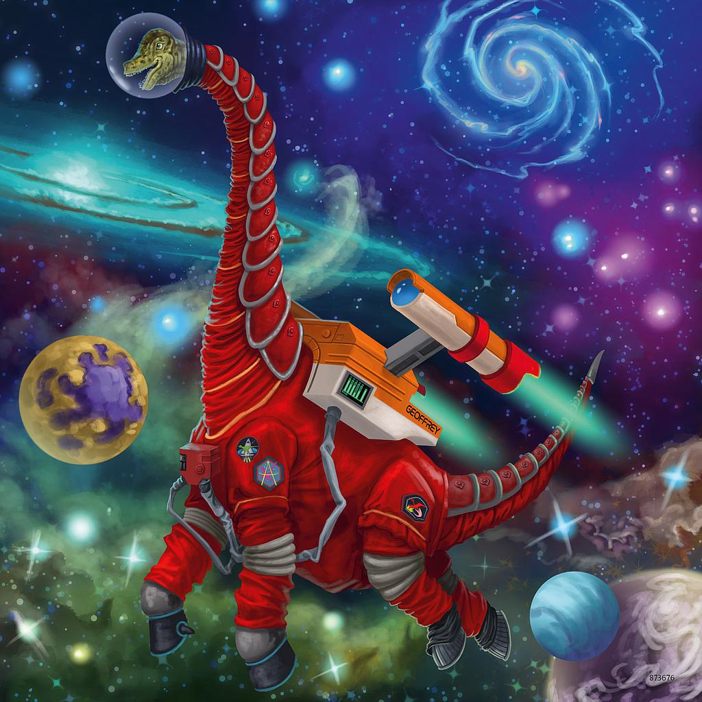 Ravensburger pusle 3x49 Dinosauruste maailm