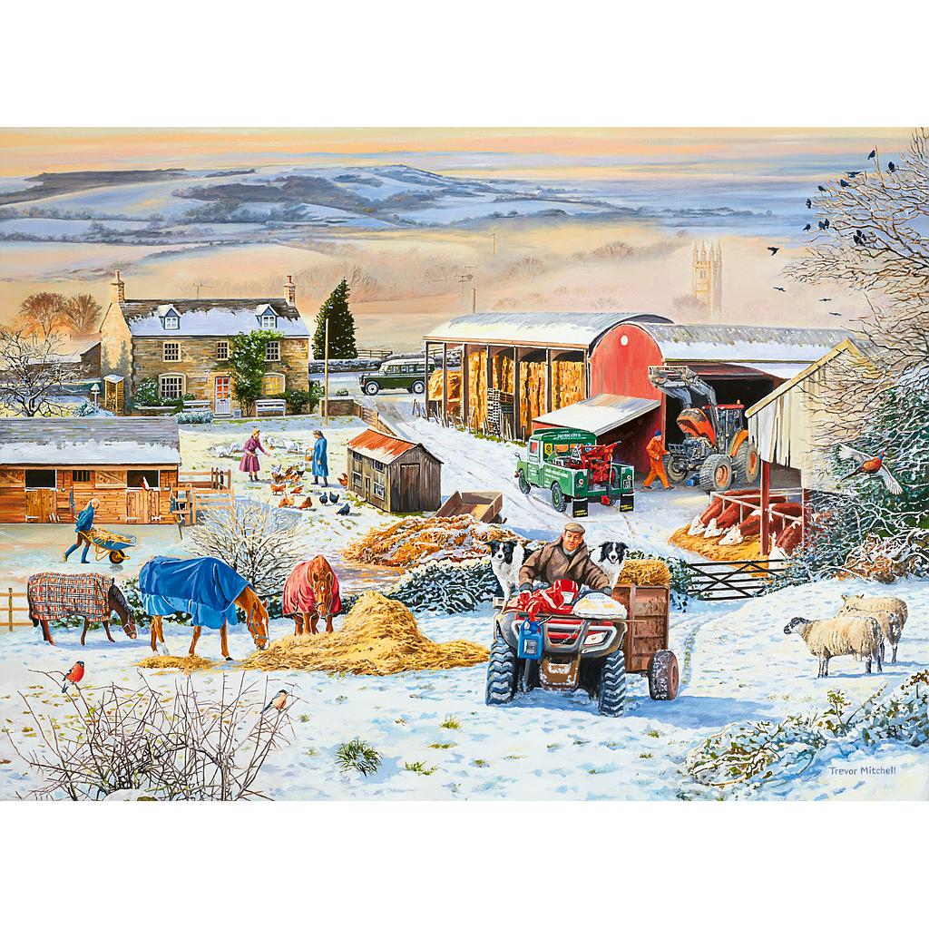 Ravensburger pusle 1000 tk Talv talus