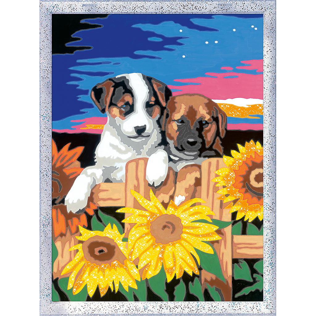 Ravensburger maalimine Romantic Kutsikas aial