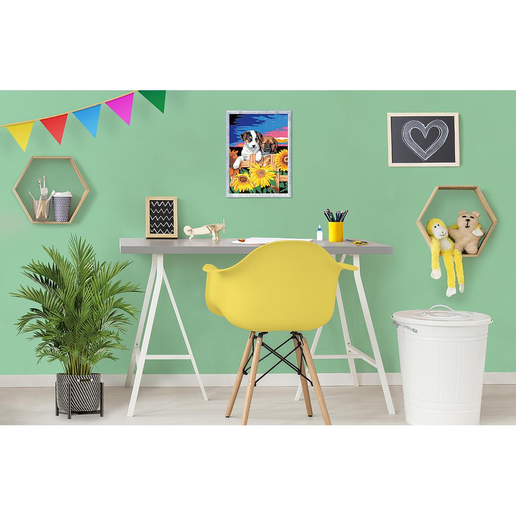 Ravensburger maalimine Romantic Kutsikas aial