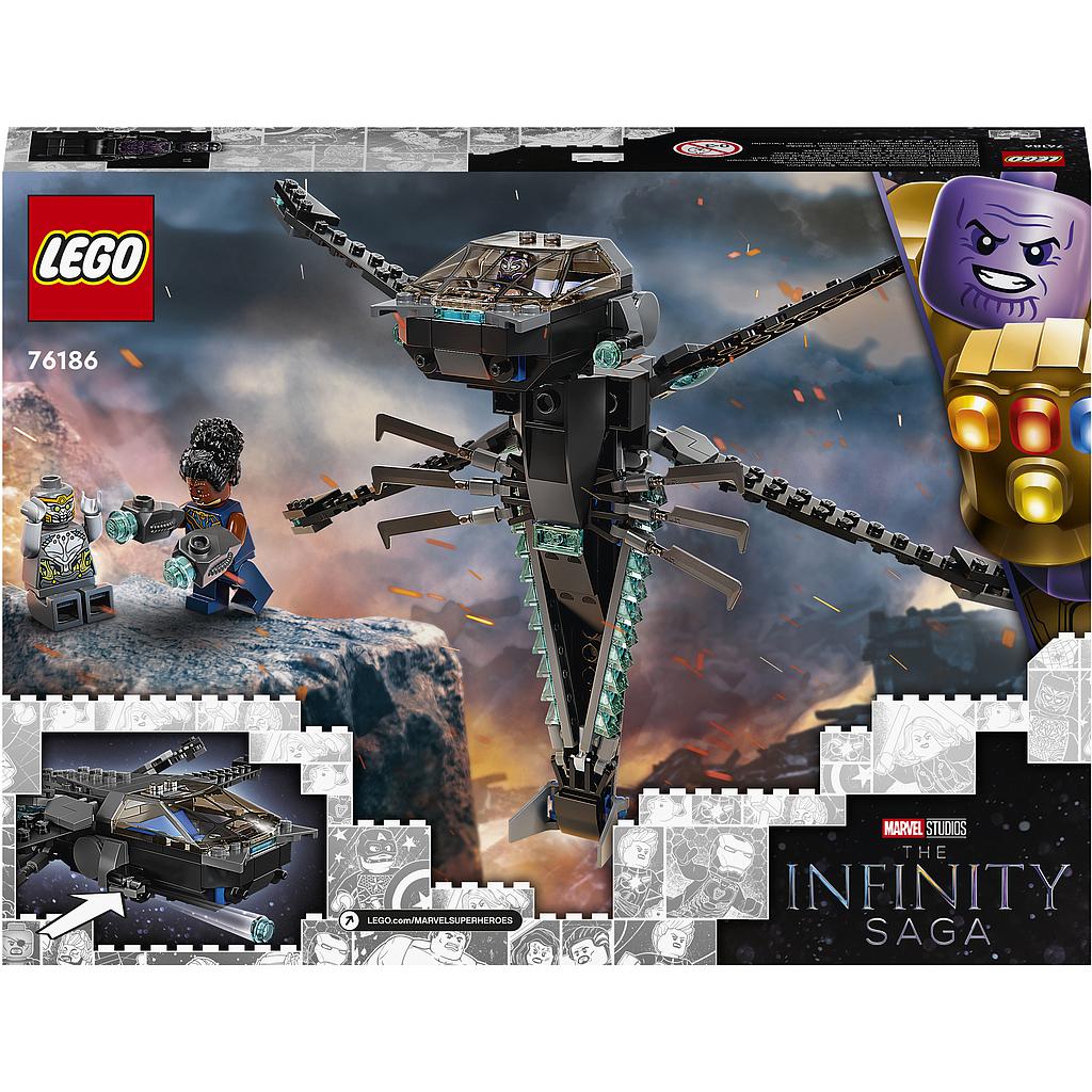 LEGO Super Heroes Musta Pantri draakonilendur