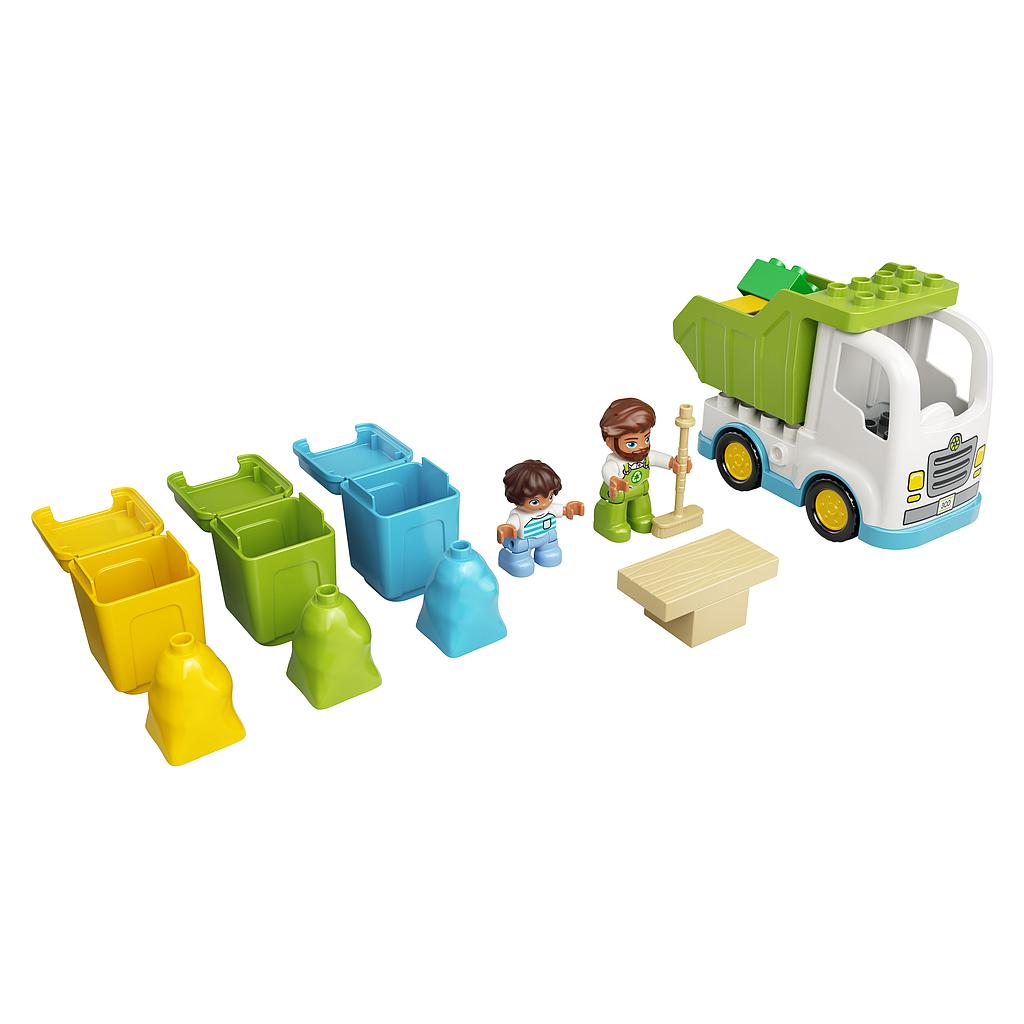 LEGO DUPLO Prügiveoauto ja prügi sorteerimine