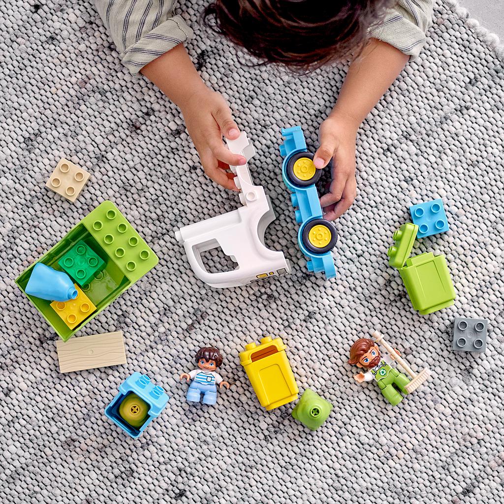 LEGO DUPLO Prügiveoauto ja prügi sorteerimine