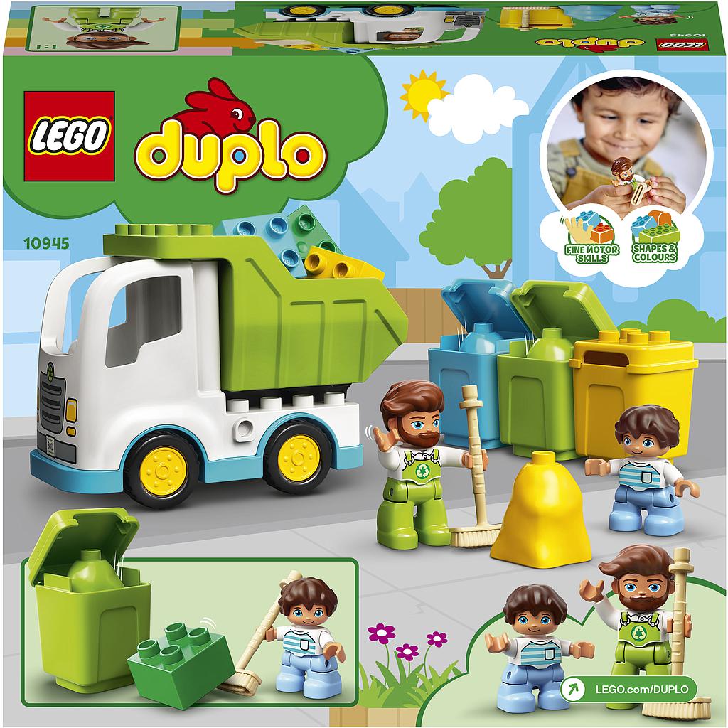 LEGO DUPLO Prügiveoauto ja prügi sorteerimine
