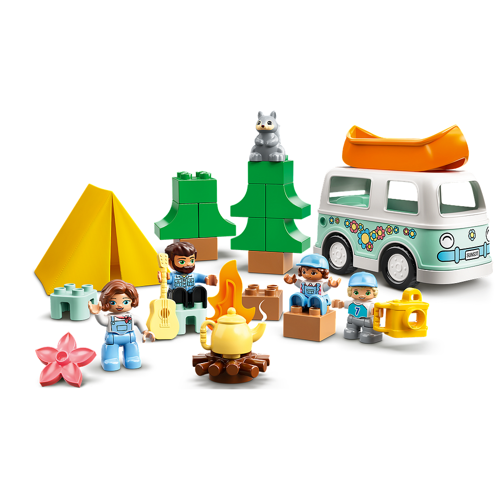 LEGO DUPLO Pere matkamine matkabussiga