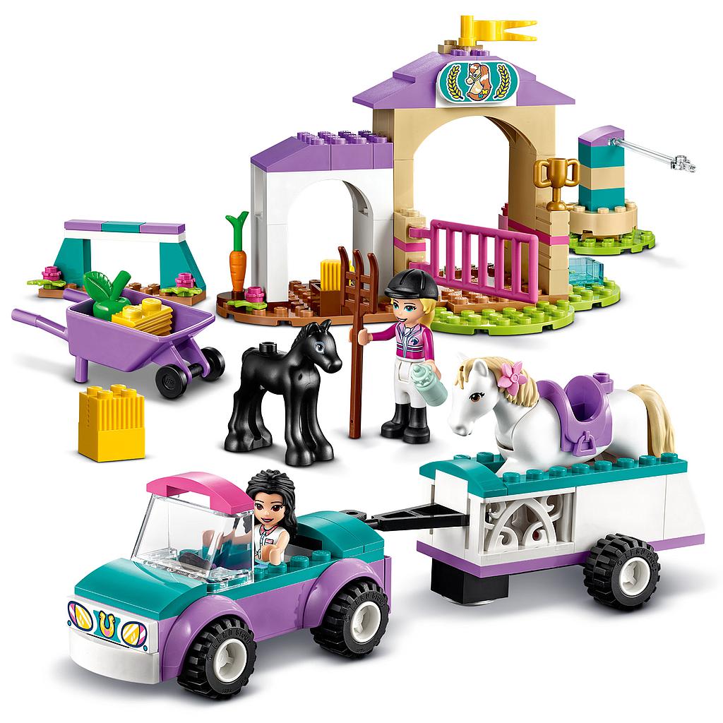 LEGO Friends Hobuse treenimine ja hobuhaagis 