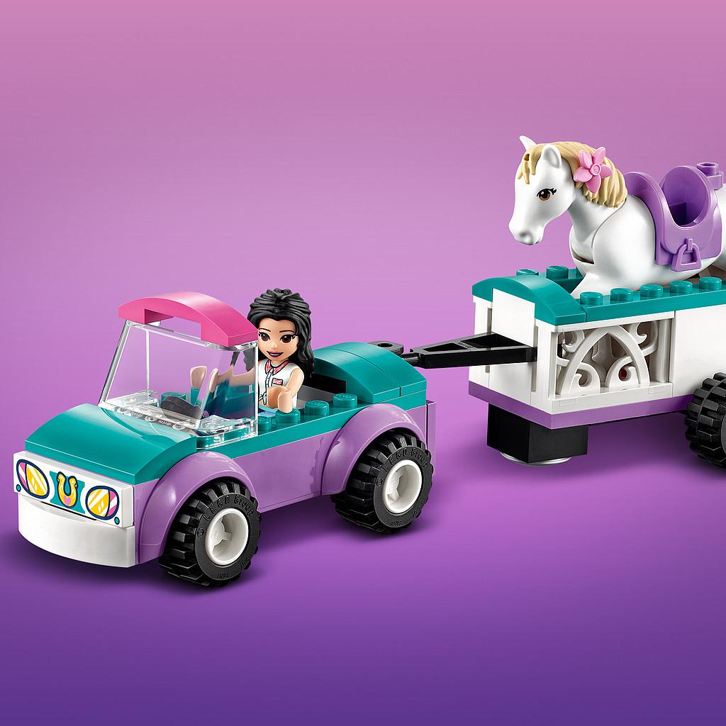 LEGO Friends Hobuse treenimine ja hobuhaagis 