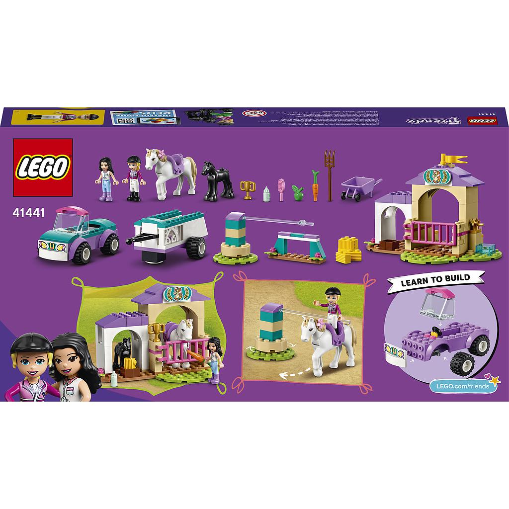 LEGO Friends Hobuse treenimine ja hobuhaagis 