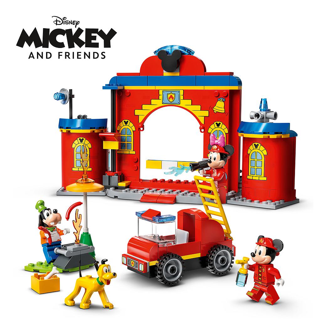 LEGO Disney Miki ja sõprade tuletõrjedepoo ja -auto