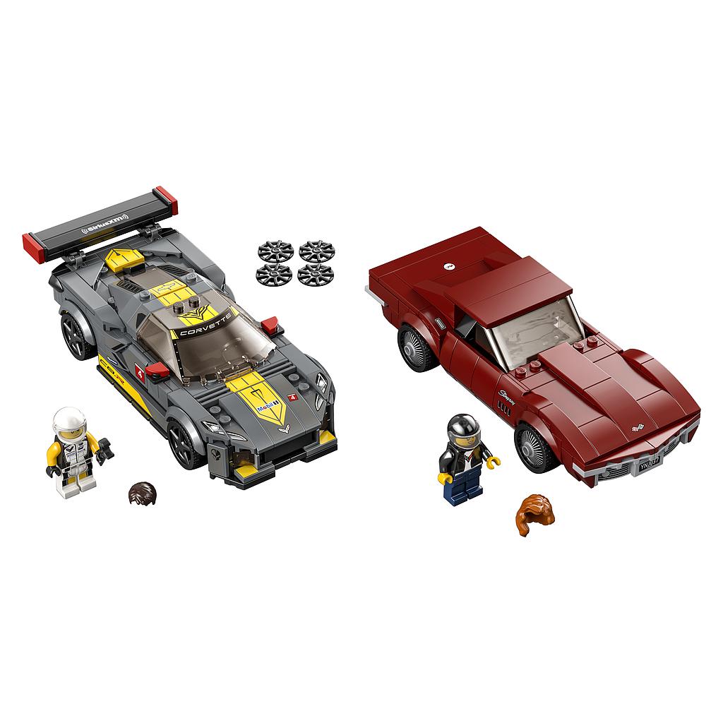 LEGO Speed Chaampions Chevrolet Corvette C8.R ja 1968. a Chevrolet Corvette