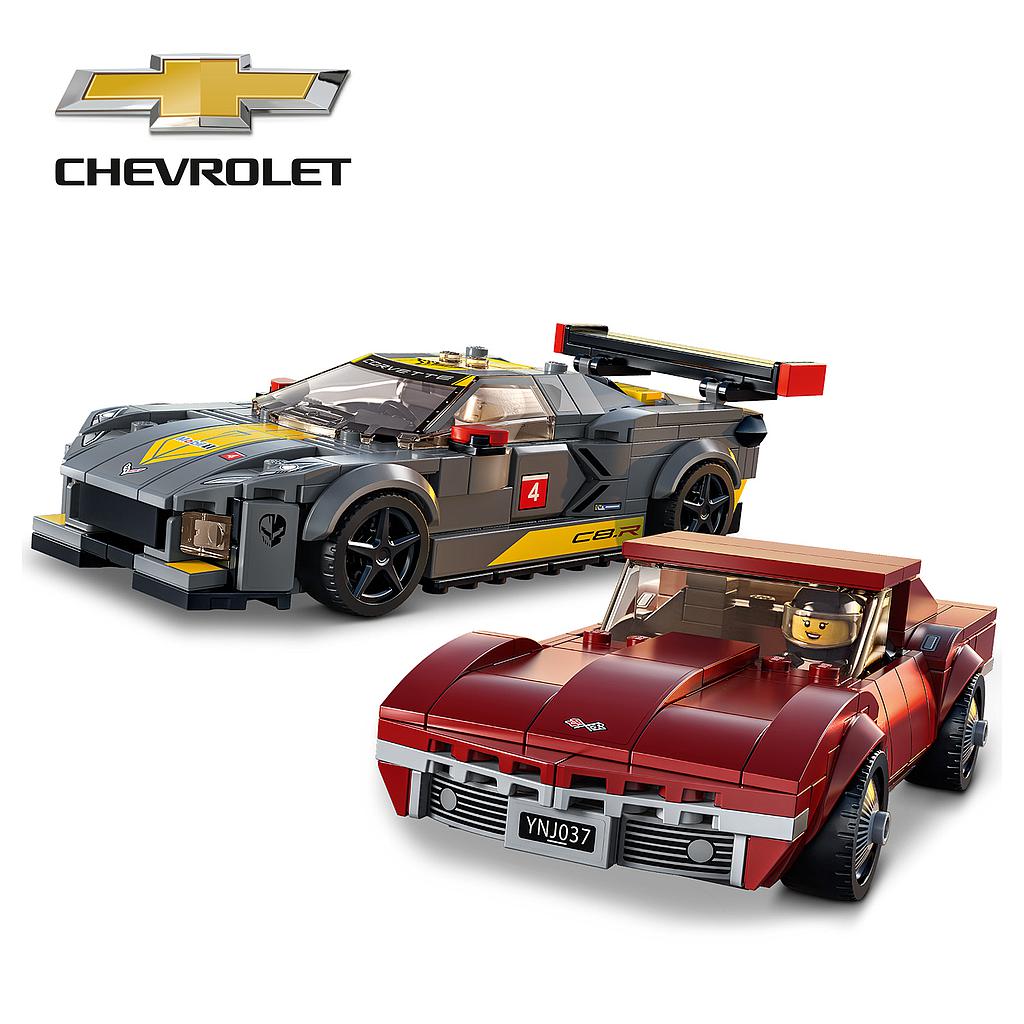 LEGO Speed Chaampions Chevrolet Corvette C8.R ja 1968. a Chevrolet Corvette