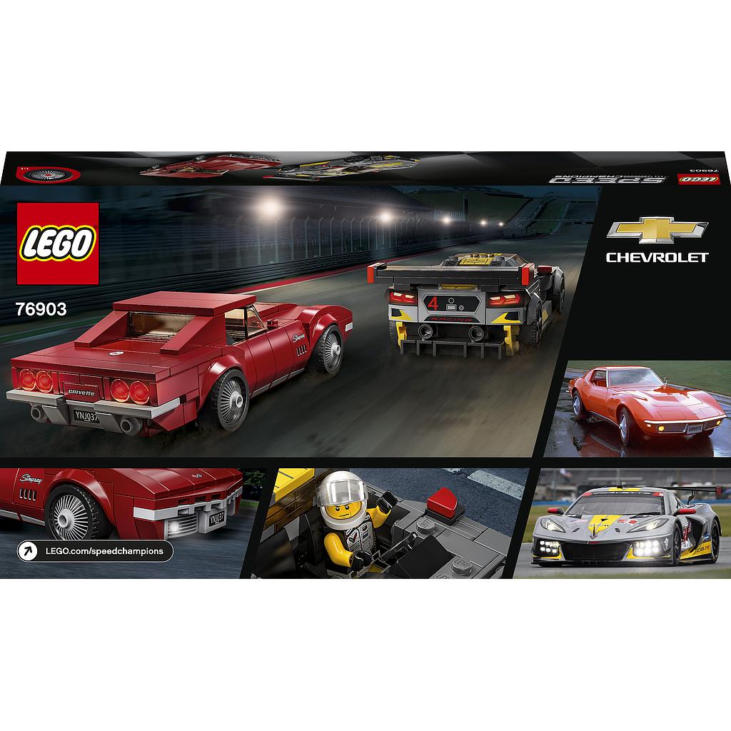 LEGO Speed Chaampions Chevrolet Corvette C8.R ja 1968. a Chevrolet Corvette