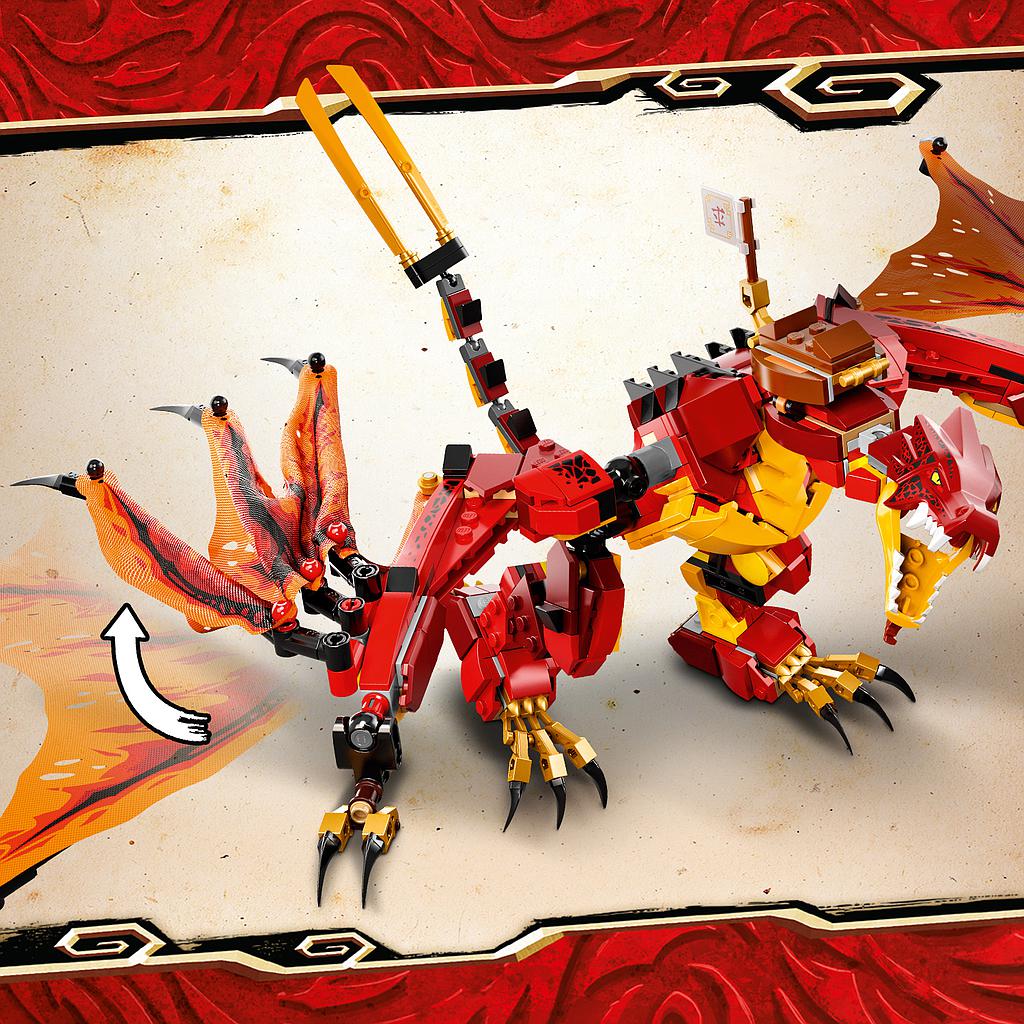 LEGO Ninjago Tuledraakoni rünnak 