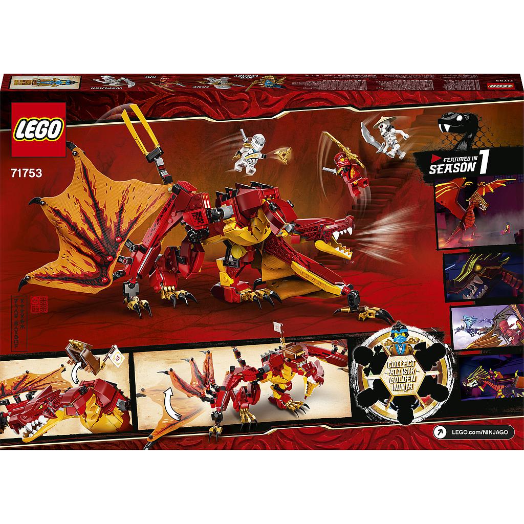 LEGO Ninjago Tuledraakoni rünnak 