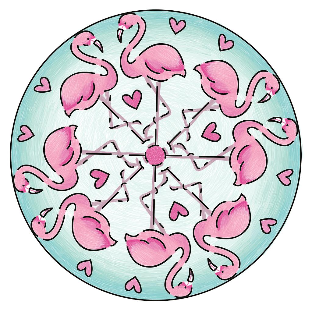 Ravensburger Mini Mandala Flamingo