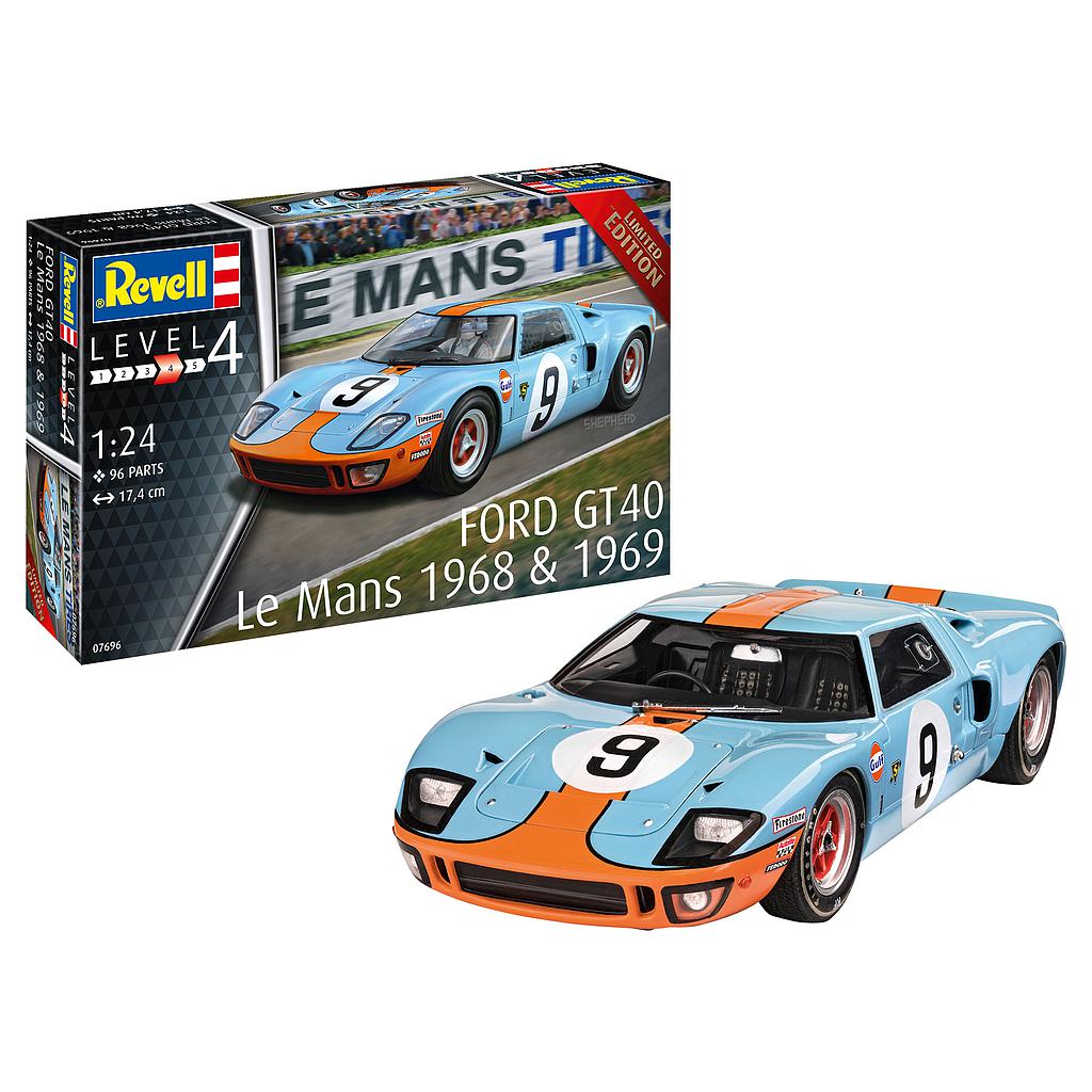 Revell liimitav mudel Ford GT 40 Le Mans 1968