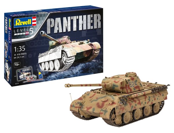 Revell Geschenkset Panther Ausf. D 1:35