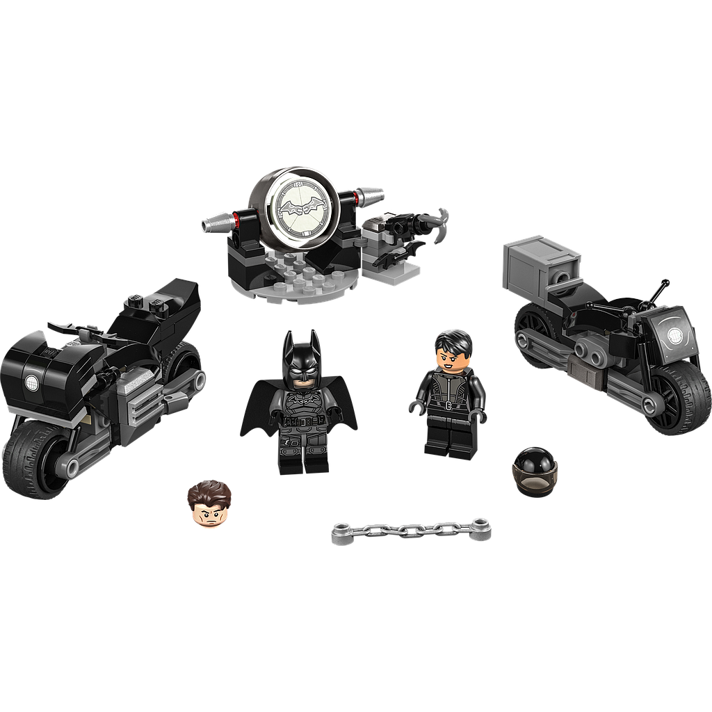 LEGO Super Heroes Batman ja Selina Kyle tagaajamine mootorrattal